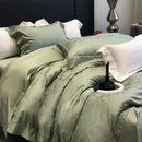 GobekUsa 1000TC Lyocell Cotton Jacquard Luxury Bedding Set with Soft Silky Feel