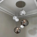 Nordic Lava Pendant Light in Plated PVC Finish