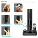 GobekUsa Electric Corkscrew Kit, USB Rechargeable Wine Opener for Bar Parties