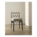 GobekUsa French Retro Wave Dining Table and Chair Set