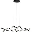 Minimalist White Linear LED Pendant Light