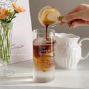 GobekUsa Korean Glass Cups - 350ml Heat-resistant Drinking Glasses for Coffee, Tea, Milk, Beer, Water