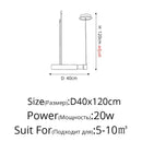 GobekUsa LED Chandelier: Modern Indoor Lighting for Bedroom, Living Room, Study Hall