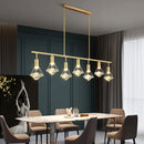 GobekUsa Diamond Crystal Pendant Light for Living Dining Room Décor