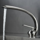 GobekUsa Gold Black Bathroom Faucet Brass Sink Mixer Tap Single Handle Hot Cold Brush Gold