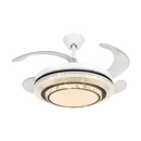 GobekUsa LED Ceiling Fan with Remote Control, Modern ABS Blades, 110V 220V
