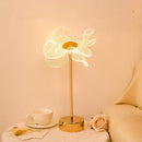 GobekUsa Butterfly Gold Acrylic LED Desk Lamp for Artful Living Room Night Light