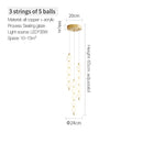 GobekUsa Brass Full Copper Modern Chandelier Light Fixture for Stylish Living Spaces