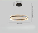 GobekUsa Crystal Chandelier LED Pendant Light 2023 New Nordic Living Room Bedroom Decor