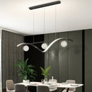 GobekUsa Glass Ball LED Chandelier Pendant Light for Modern Living and Dining Room