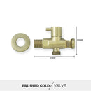 GobekUsa Brass Bidet Spray Kit with Portable Valve for Bathroom Anus Shower