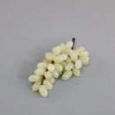 GobekUsa Jade Grape Sculpture Handmade Desk Decor Fruit Figurine