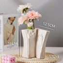 GobekUsa Ceramic Man Face Book Stand Vase for Room Decor and Storage
