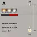 GobekUsa Astronaut Lunar Pendant Light Modern Minimalist TV Bedroom Decor