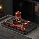 GobekUsa Dragon Teapot & Magnetic Rotating Tea Set, Chinese Kung Fu Teaware