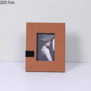 GobekUsa Leather Photo Frame | Modern Design Picture Frame Bedside Table & Desk Décor
