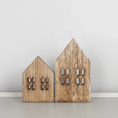 GobekUsa Coastal Wooden Lighthouse & Ship Model for Mediterranean Home Decor