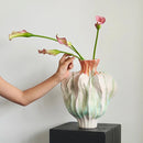 GobekUsa Irregular Porcelain Tulip Vase for Stylish Flower Arrangements