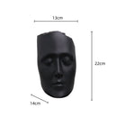 GobekUsa Golden Mask Resin Abstract Face Sculpture for Home Decoration