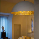 GobekUsa Eggshell Acrylic Resin Sphere Pendant Light - Studio Lighting for Restaurants