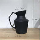 GobekUsa Elegant Striped Ceramic Vase TV Cabinet Crafts Hydroponic Home Decor Gift