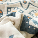 GobekUsa Cotton Nordic Throw Blanket - Soft Summer Quilt for Single/Double Beds - Boho Home Decor Cover