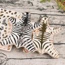 GobekUsa Gold Tiger Skin Ceramic Plate Zebra Dish Jewelry Holder Tray