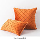 GobekUsa Embroidered Lattice Cushion Cover Pleat - 45X45CM