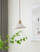 GobekUsa Japanese Ceramic Chandelier Lighting for Kitchen Dining Room Luxury Led Ceiling Lamp