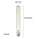 GobekUsa LED Filament Tubular Edison Bulb 6000K T10 T185 T225 T30 T300 4W 6W 8W