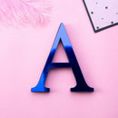 GobekUsa 3D Mirror Alphabet Letters Wall Decor for Home, Parties, and Weddings