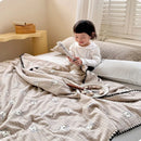 GobekUsa Kids Cartoon Printed Cooling Summer Blanket - Soft Lightweight Comforter