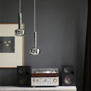 GobekUsa Gold Chrome Pendant Light Adjustable Wire E27 Bulb Dining Room Sofa Lamp