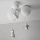 GobekUsa Little Bear Cartoon Pendant Lamp for Kids Room Bedroom Living Room