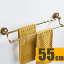 GobekUsa Brass Bathroom Hardware Set: Shelf, Toilet Brush Holder, Paper & Towel Holder