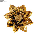 GobekUsa Elegant Porcelain Peony Flower Wall Ornaments