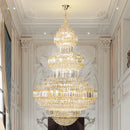 GobekUsa Crystal Villa Chandelier Pendant - Modern European Style Luxury Hotel Lobby Light