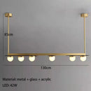GobekUsa Gray Glass LED Chandeliers: Modern Art Deco Lighting for Dining Room, Kitchen & Parlor