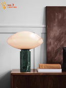 GobekUsa Green Marble LED Table Lamp Nordic Minimalist Design