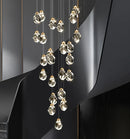 Modern K9 Crystal Linear Pendant Light