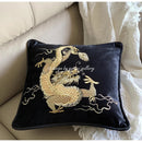 GobekUsa Dragon Velvet Pillow Cover 48x48 Pink Outdoor Decor for Couch Bed