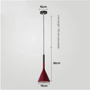 Modern Multicolor Metal Pendant Light with E27 Socket