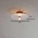GobekUsa Glass Wood LED Ceiling Lamp for Home Lighting and Decoration
