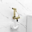 GobekUsa Gold Bidet Faucet Handheld Sprayer Single Cold Water Tap Hygienic Toilet Shower