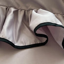 GobekUsa Cooling Silky Ruffled Bedding Set 180X220 - 4 Piece Smooth Fitted Sheet