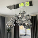 GobekUsa Glass Lava Pendant Lights: Modern Nordic Loft LED Ceiling Hanging Lamp Fixture