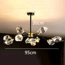 GobekUsa LED Indoor Chandelier Lighting for Living Room, Bedroom, and Dining Room