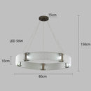 GobekUsa Gold LED Chandelier for Luxe Living Room Lighting