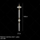 GobekUsa Glass Tubes Chandelier LED Pendant Lamp for Modern Luxury Lighting
