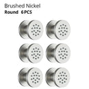 GobekUsa Brass Body Round Shower SPA Jets for Luxurious Bathroom Massage Experience